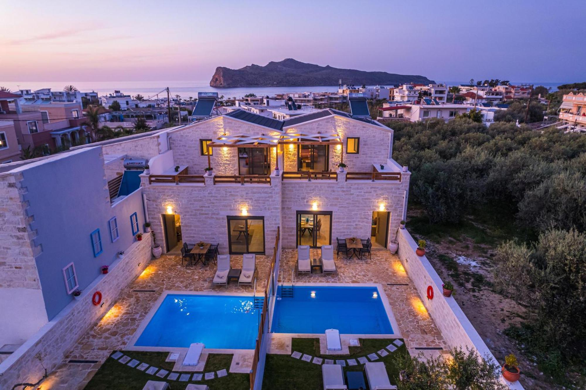 Sun Flower Villas With Sea View Agia Marina  Екстер'єр фото
