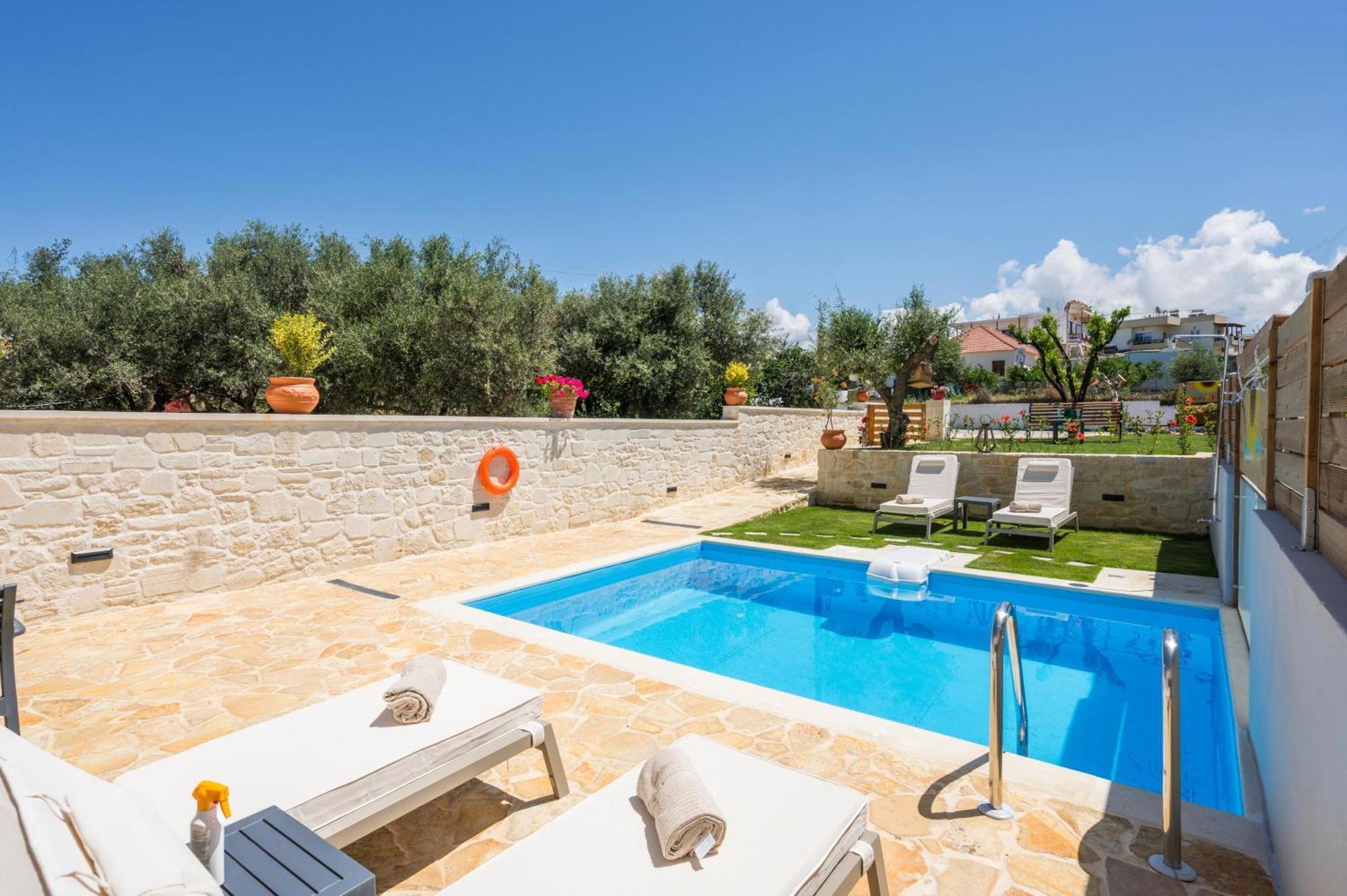 Sun Flower Villas With Sea View Agia Marina  Екстер'єр фото