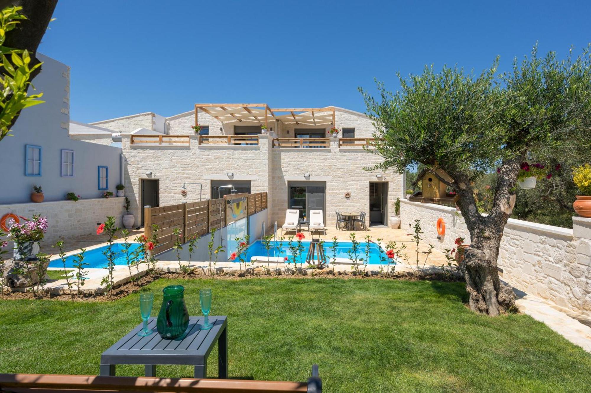 Sun Flower Villas With Sea View Agia Marina  Екстер'єр фото
