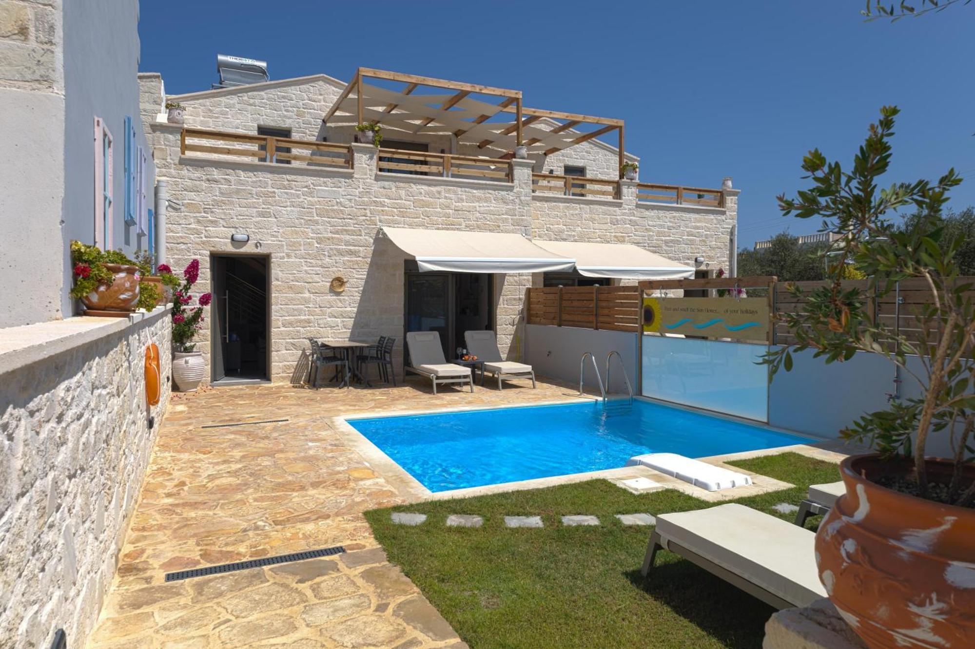 Sun Flower Villas With Sea View Agia Marina  Екстер'єр фото